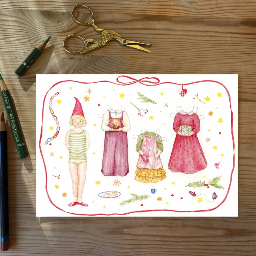 Paper Doll Natal Menina II