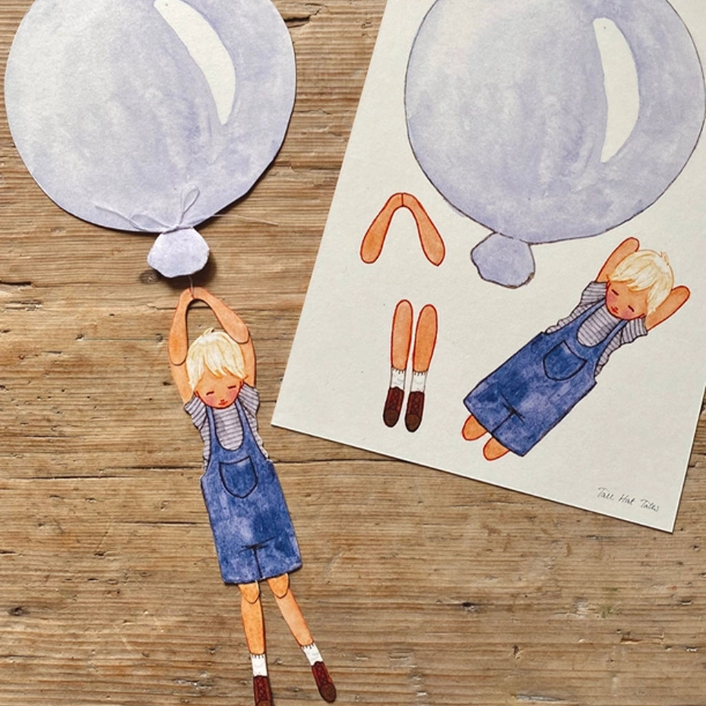 DIY Menino Balão Azul