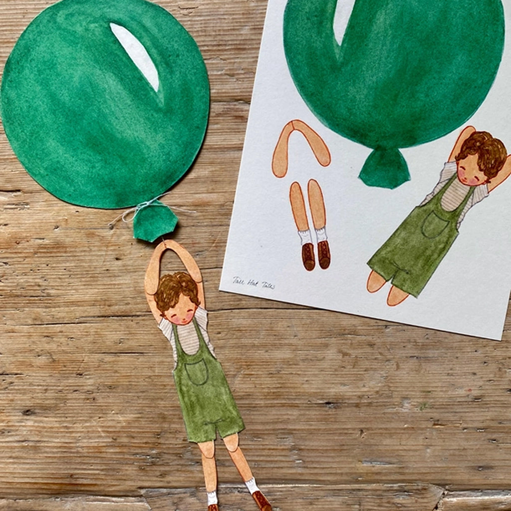 DIY Menino Balão Verde