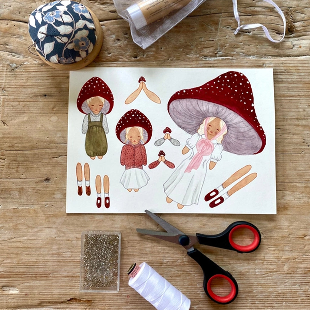 DIY Família Cogumelos