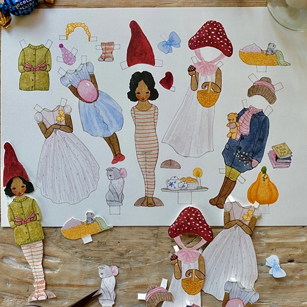 DIY Paper Doll A4 Iben