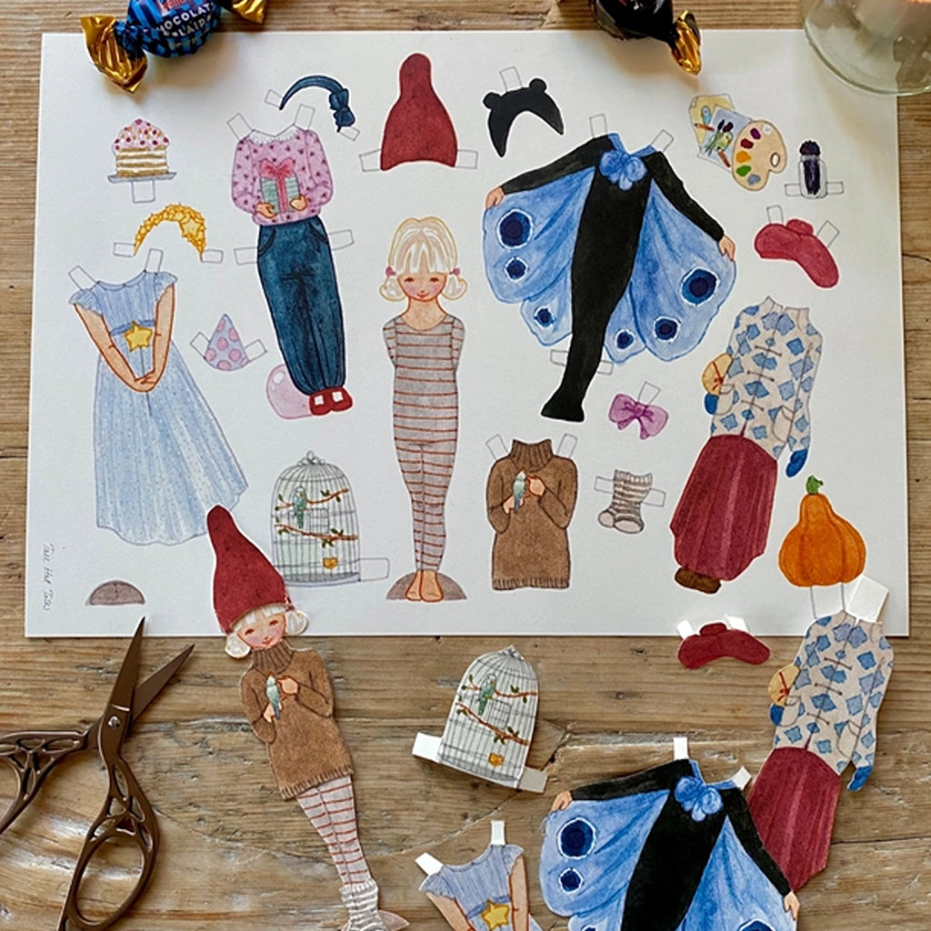 DIY Paper Doll A4 Ruth