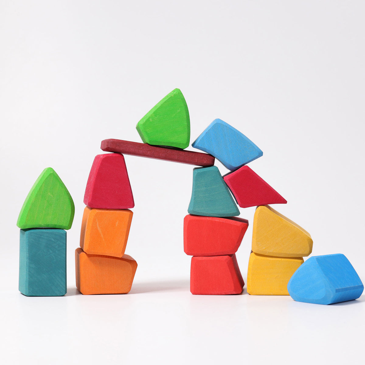 15 Blocos de Construção Waldorf Arco-Íris