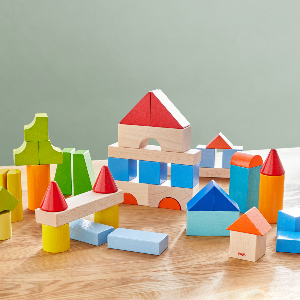 Colored Building Blocks 46pc.