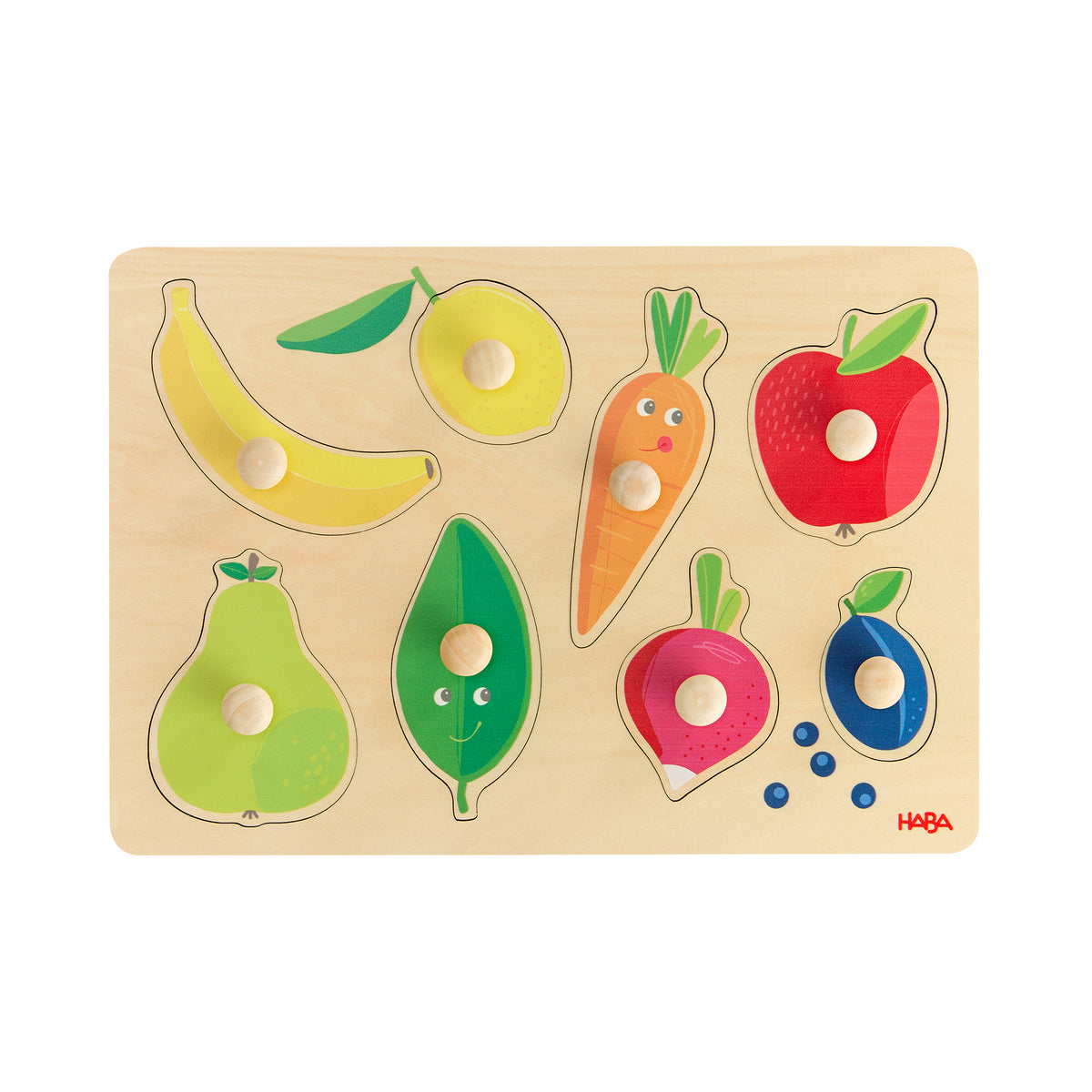 Puzzle de Pegas Frutas e Legumes