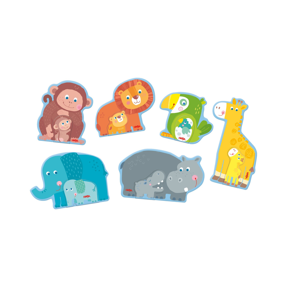 6 Puzzles Famílias