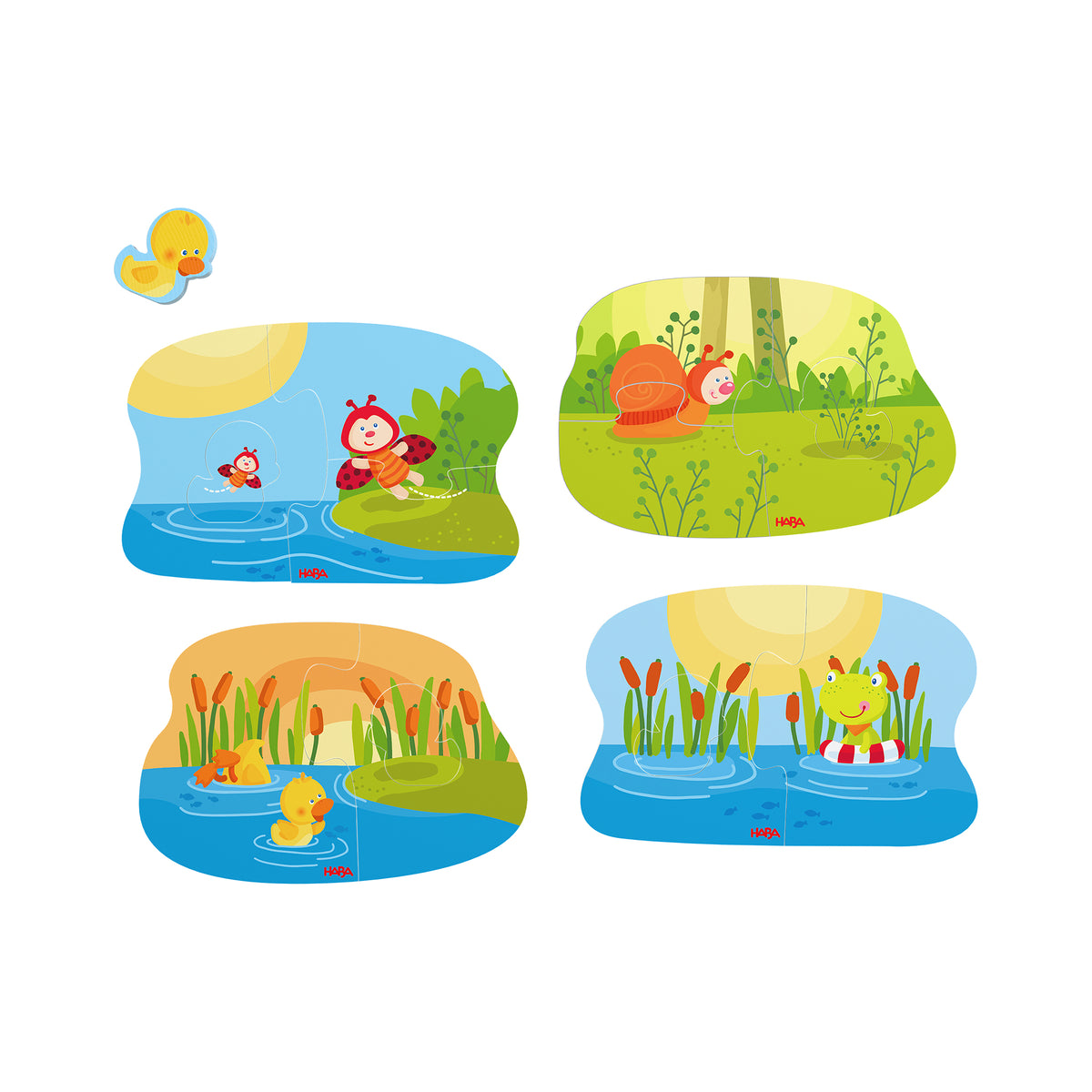 4 Baby Animal Puzzles