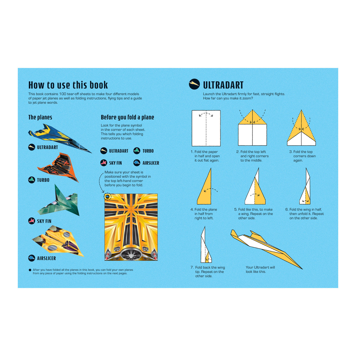 100 Jet Planes to Fold and Fly
