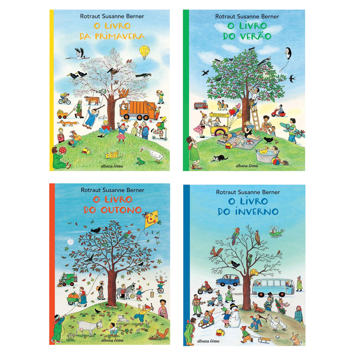 Coleção 4 Livros - Primavera, Verão, Outono e Inverno