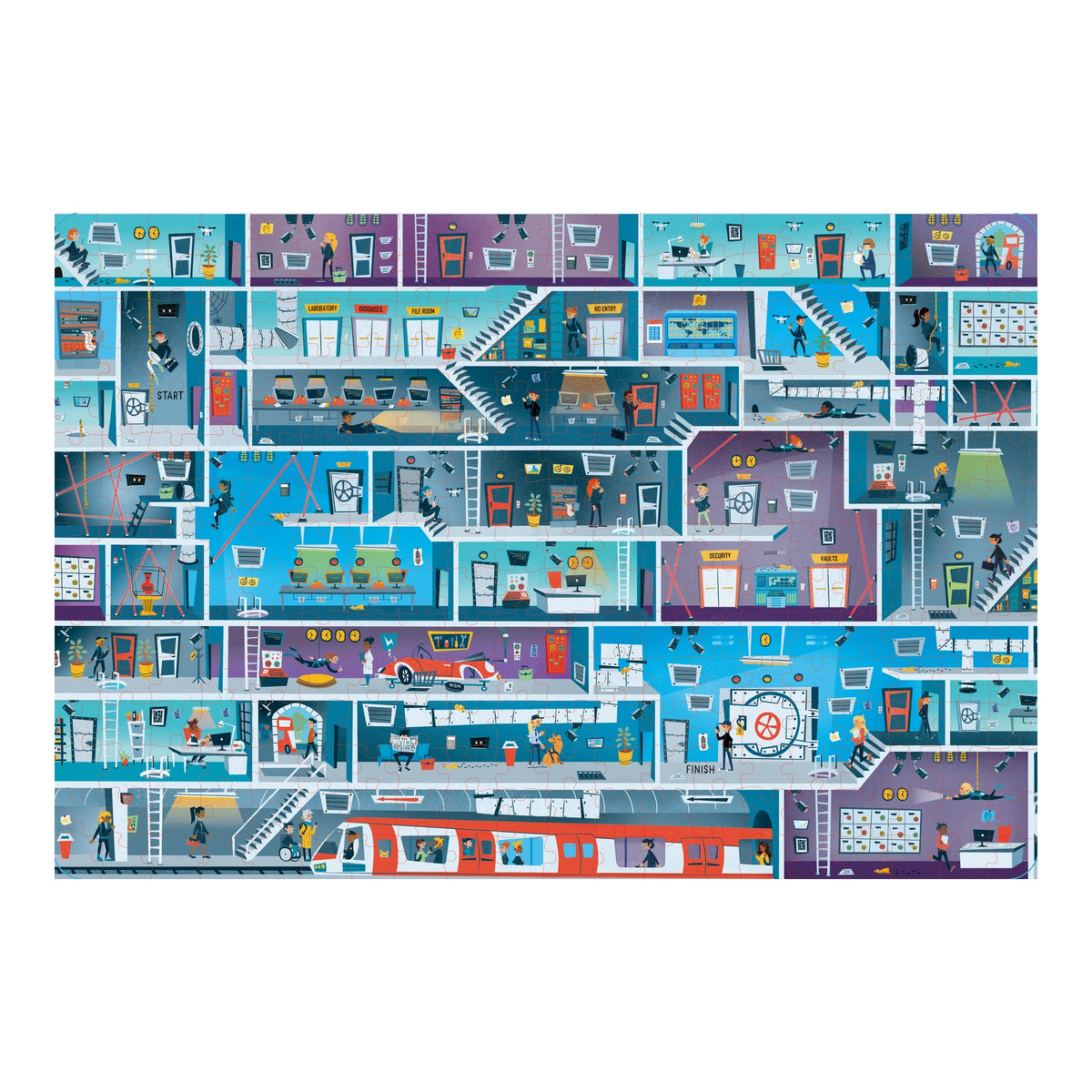 Spy Maze Puzzle and Book 300 pieces