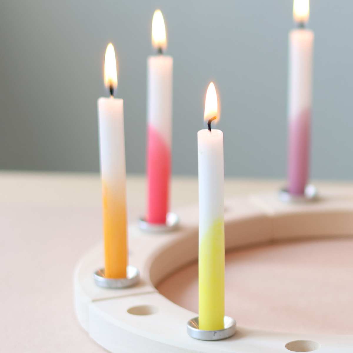12 Velas Rainbow Grimm´s