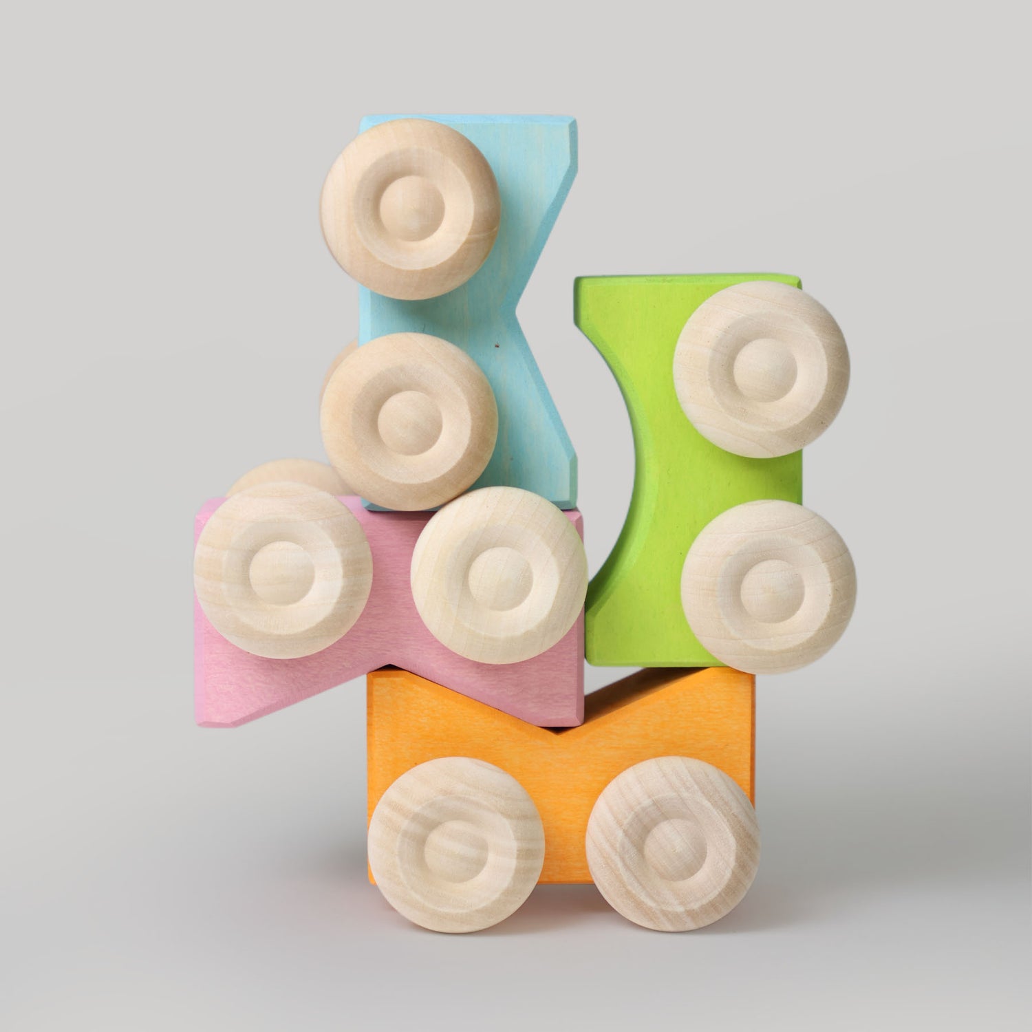 Orange Stackable Cars
