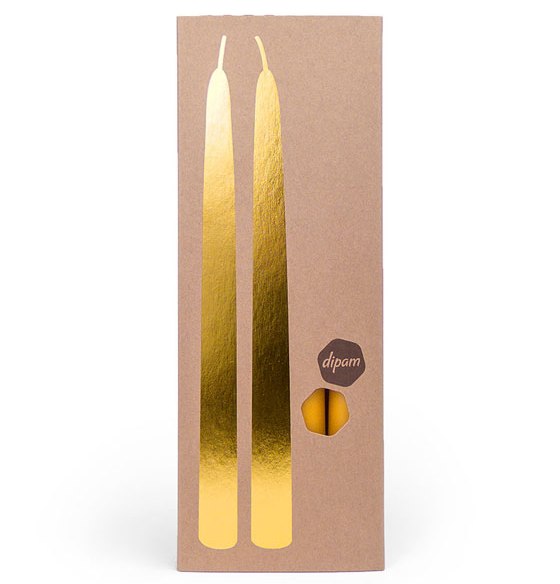 4 Velas 30cm Cera Abelha