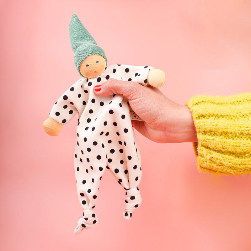 Green Doudou with Dots