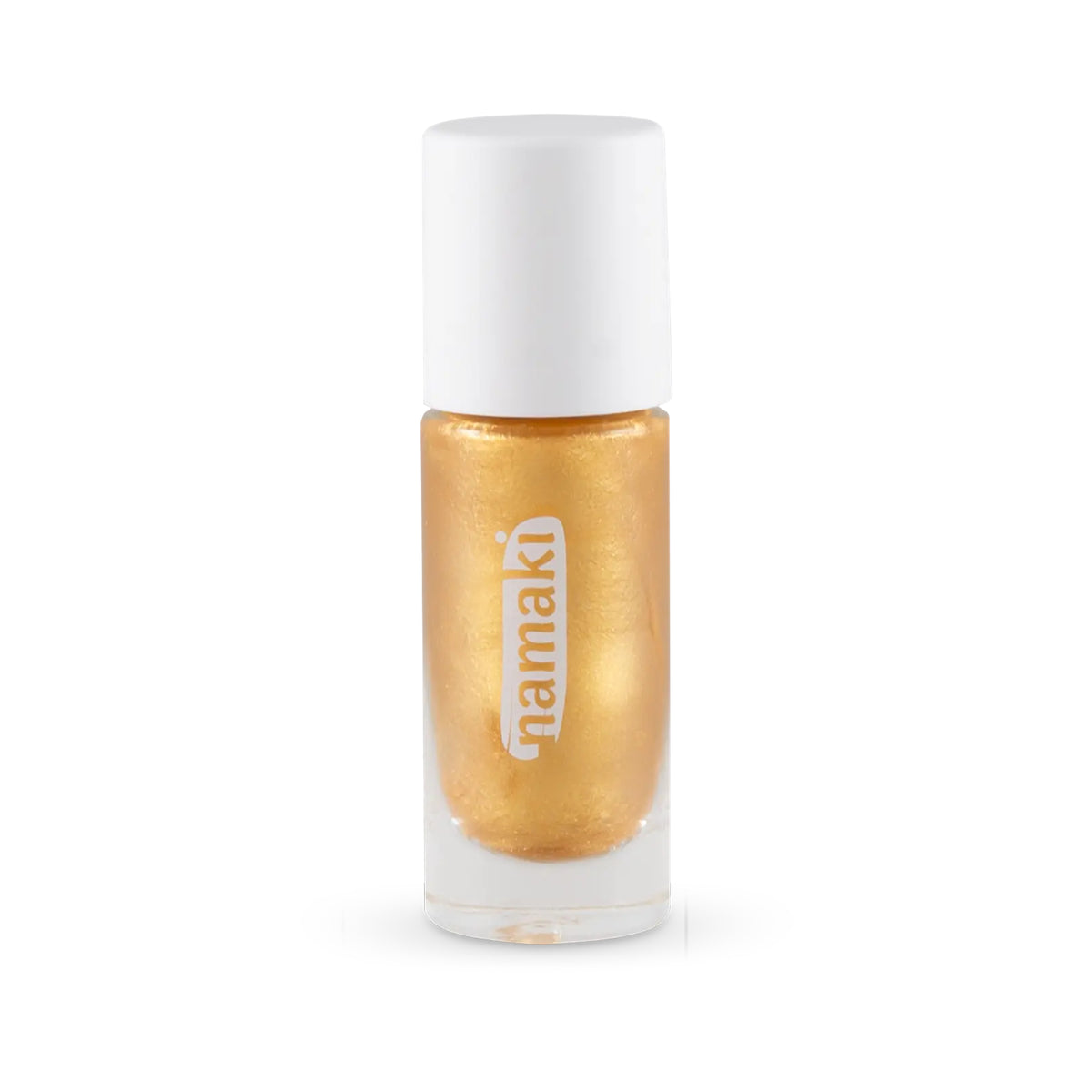 Gel com Glitter Dourado