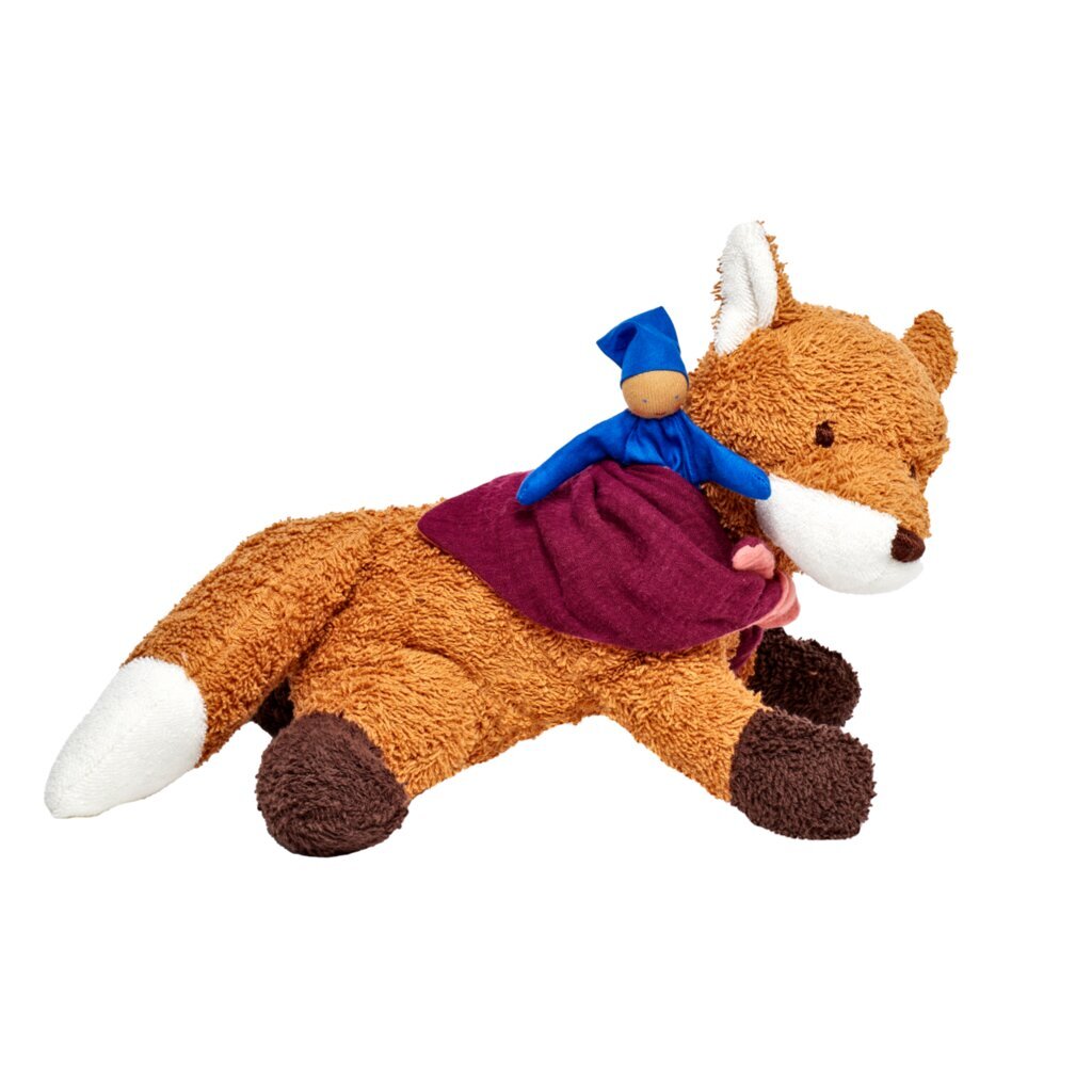 Finn Fox Lying Down Soft Toy