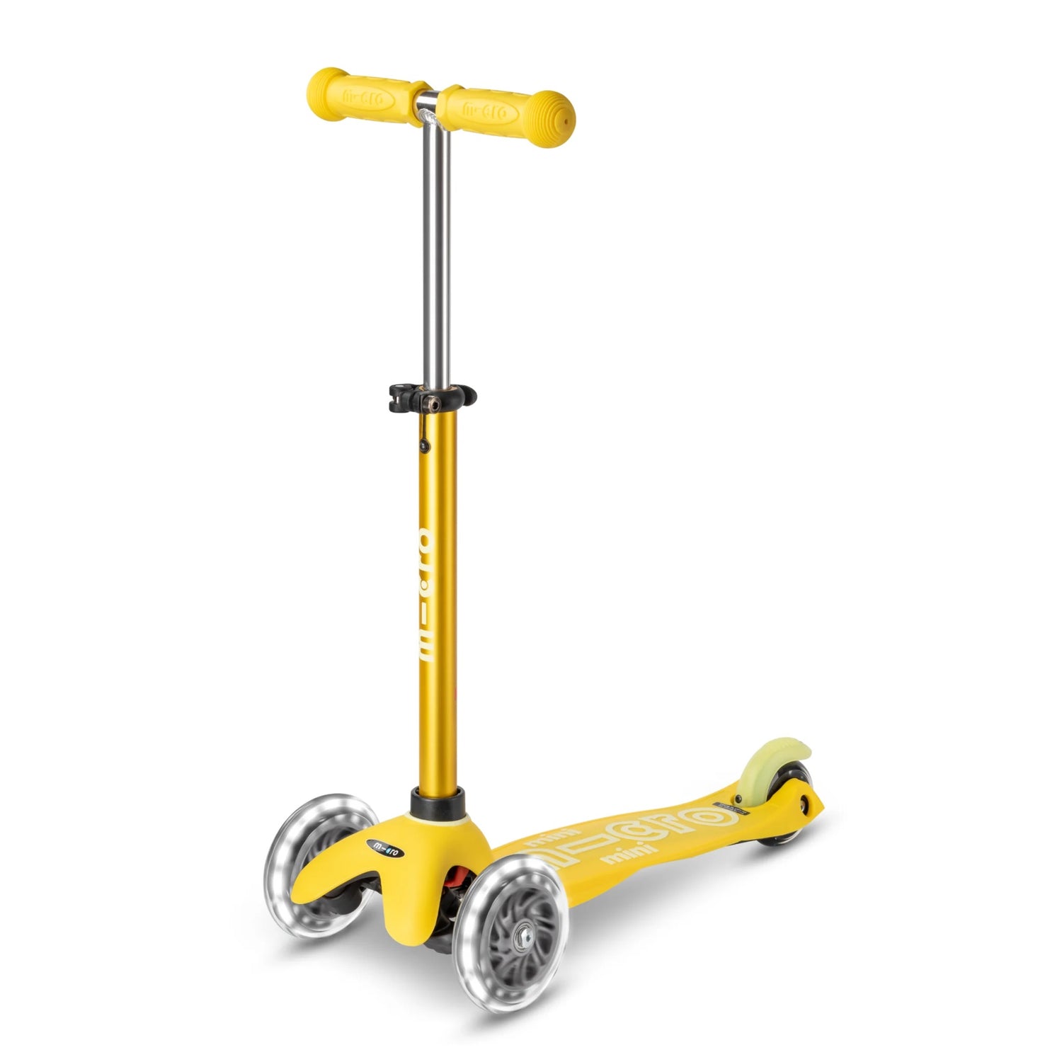 Trotinete Mini Deluxe LED Yellow