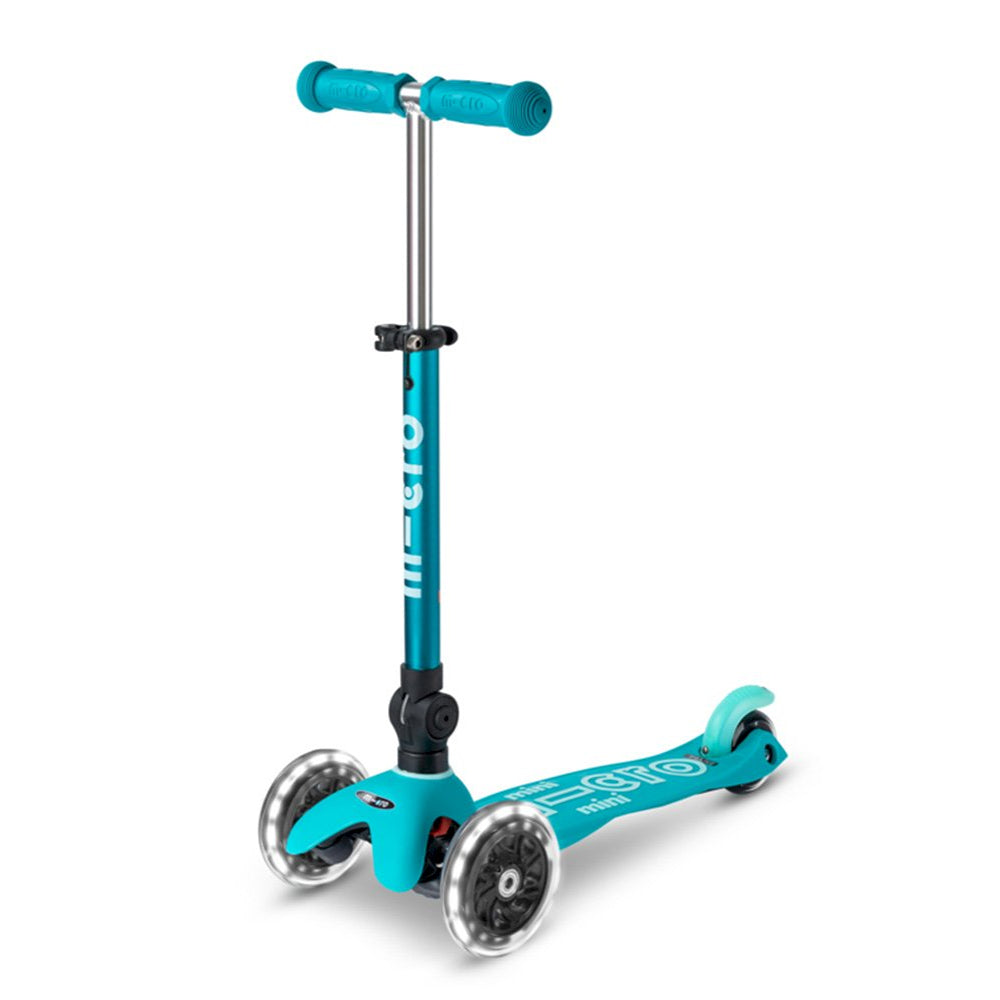 Trotinete Mini Foldable LED Aqua