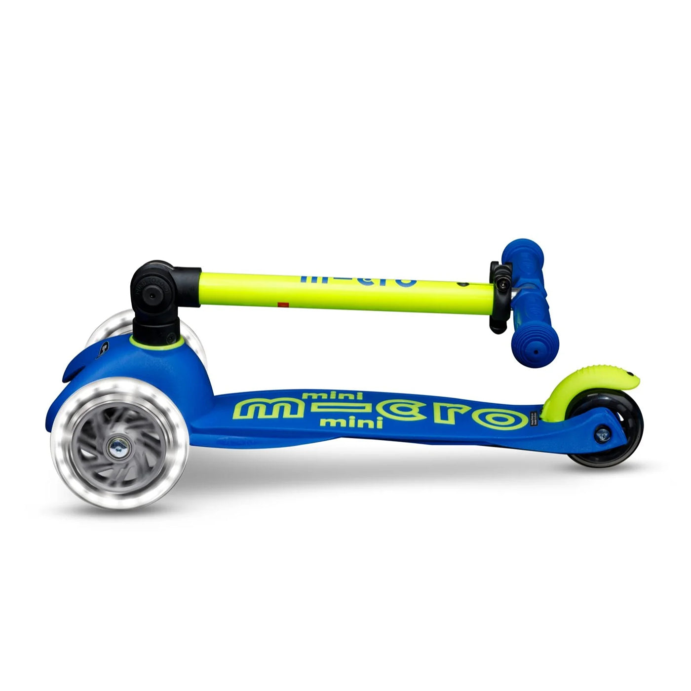 Trotinete Mini Foldable LED Azul e Amarela