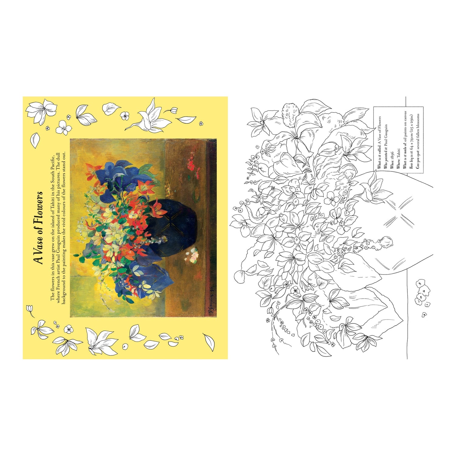 Famous Art Colouring Book