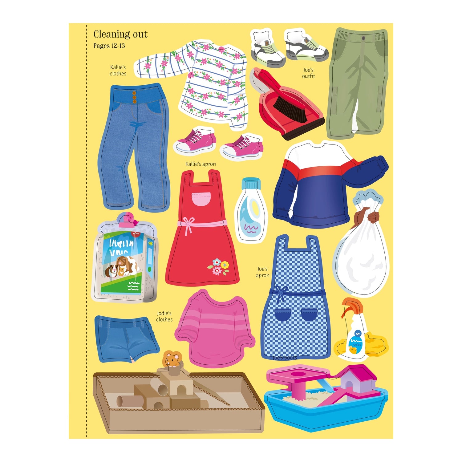 Sticker Dolly Dressing Pets