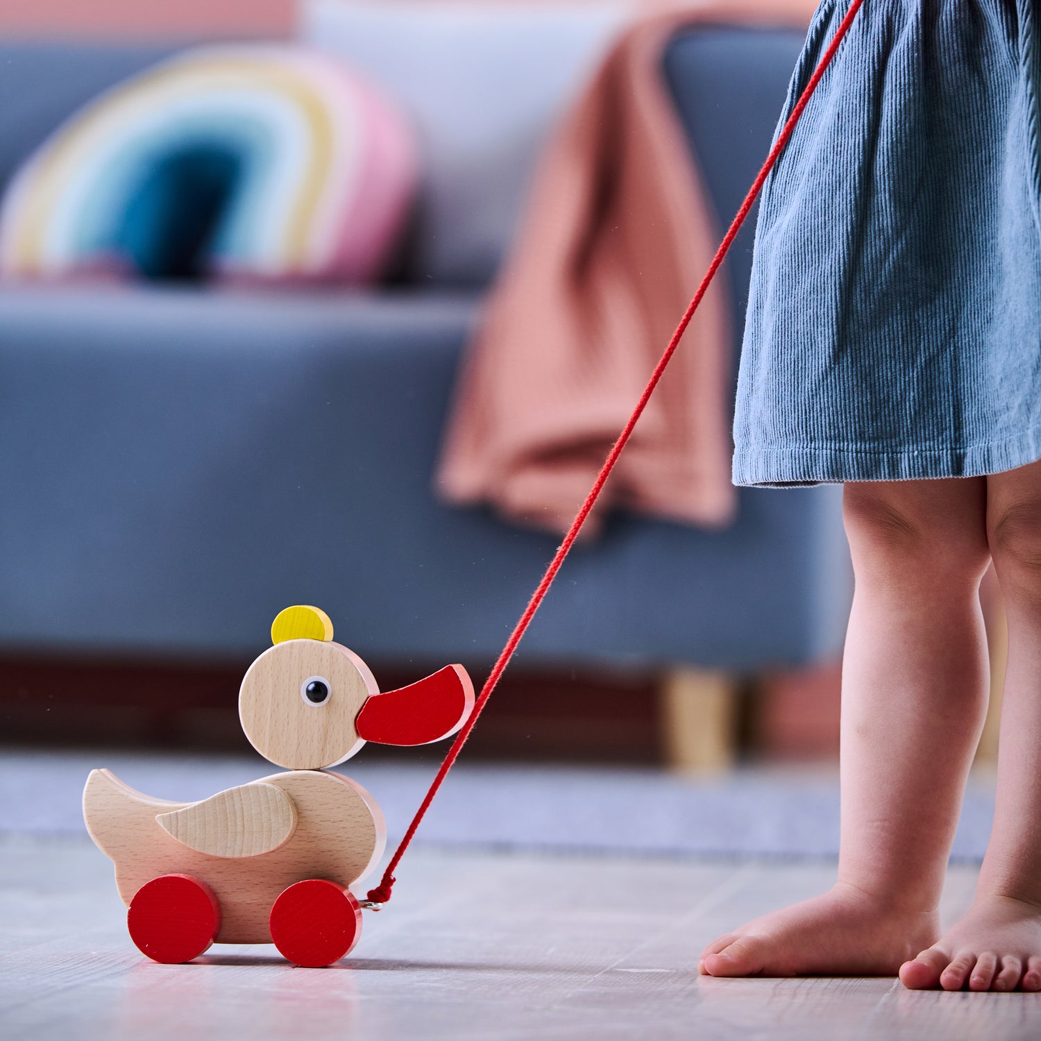 Pull-along duck