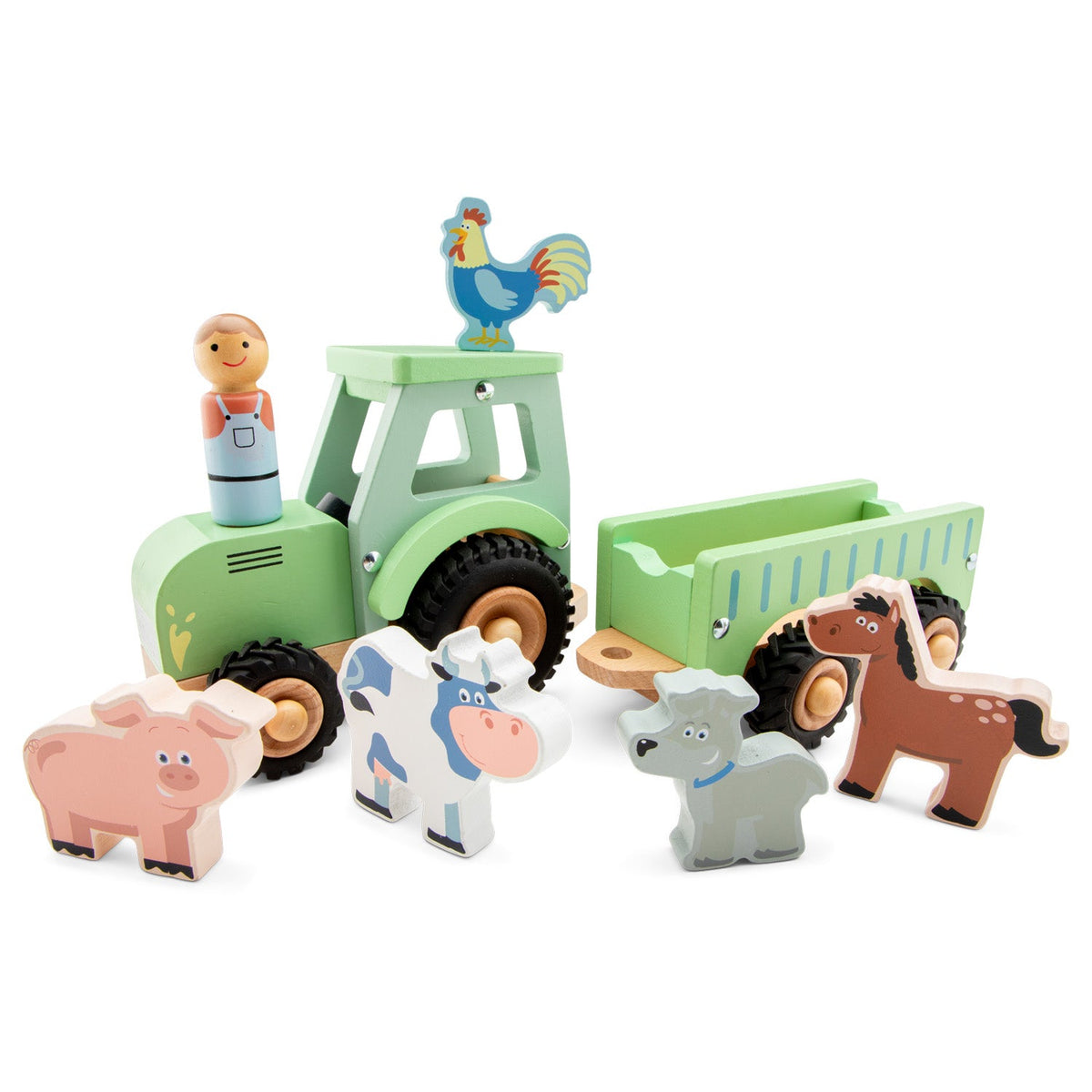 Tractor com Atrelado de Animais