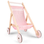 Carrinho de Boneca Cor-de-Rosa