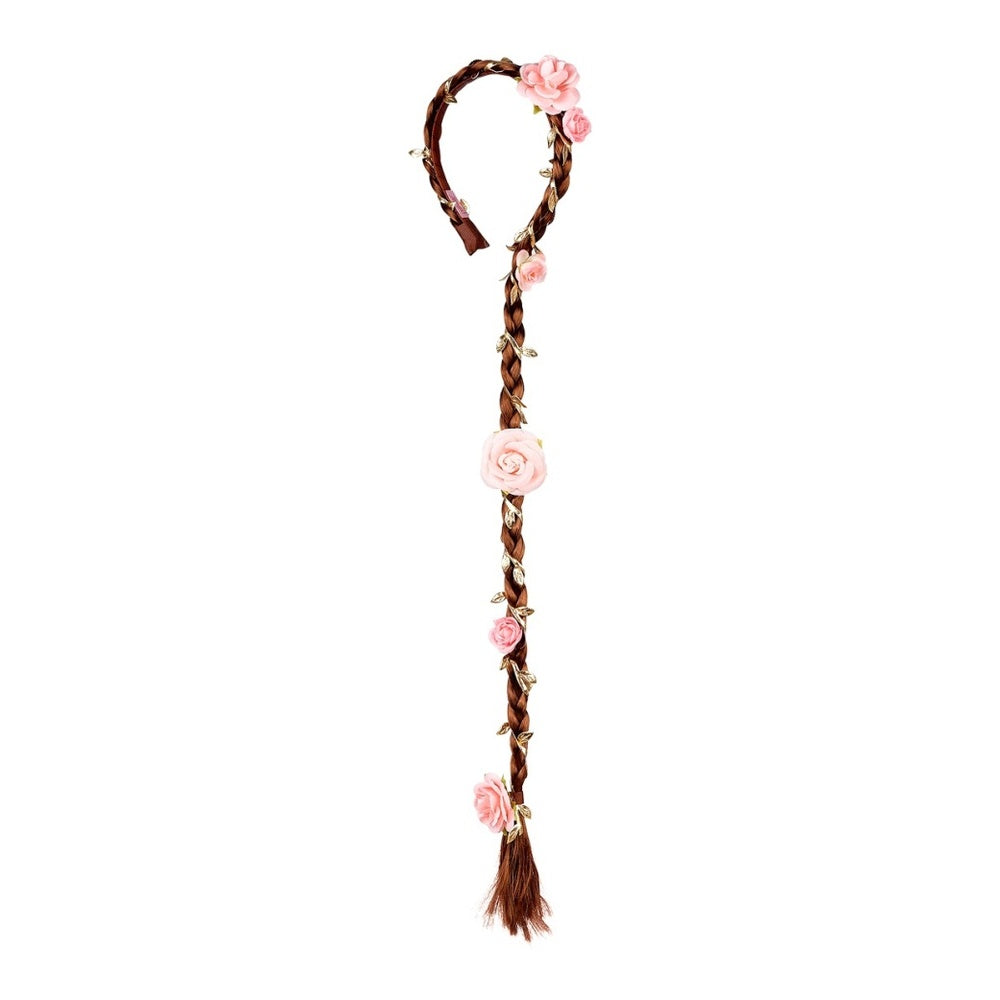 Headband with Brown Braid