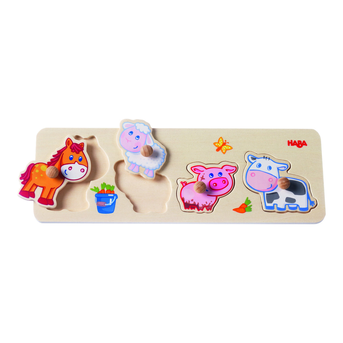 Farm Animals Peg Puzzle
