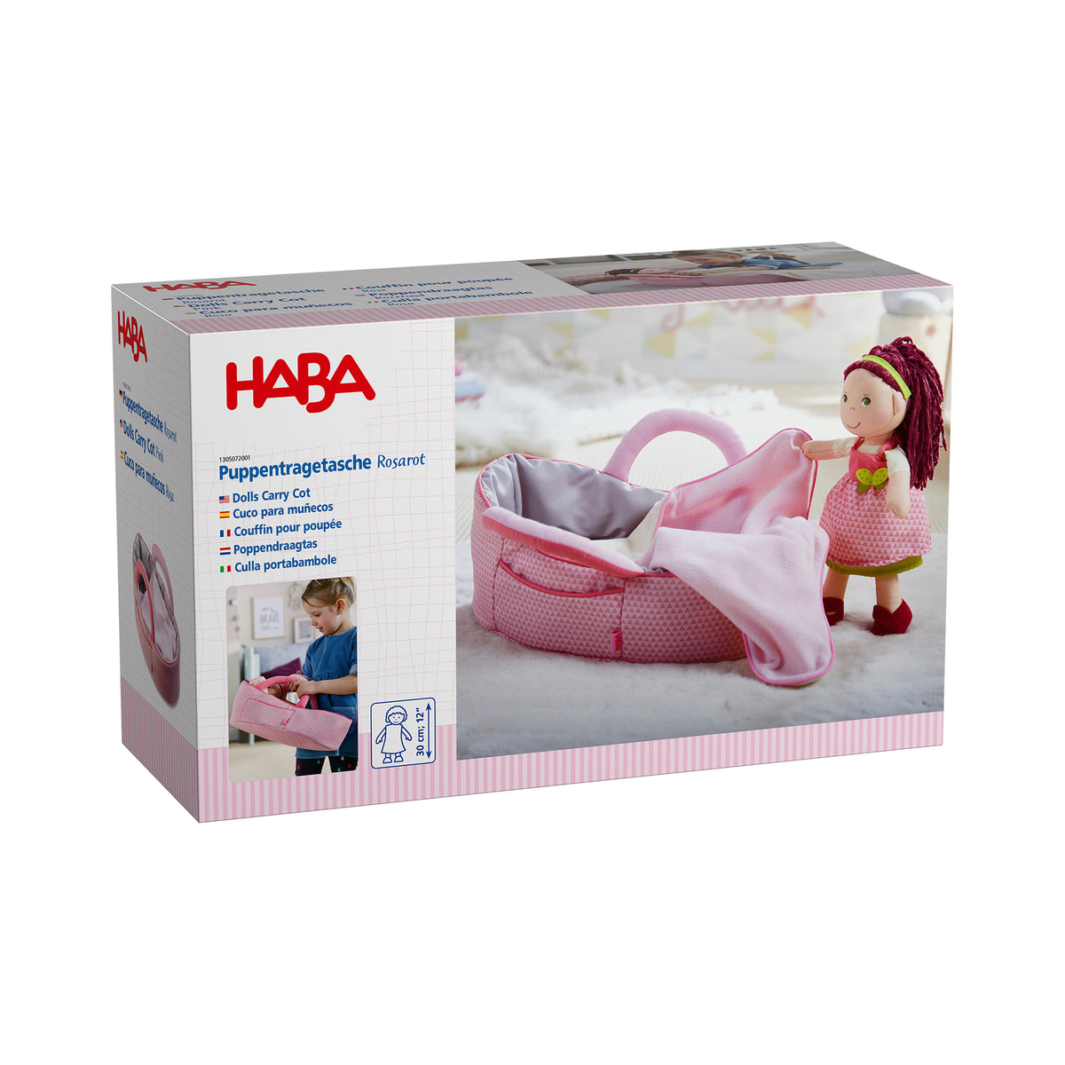 Alcofa para Boneca Rosa