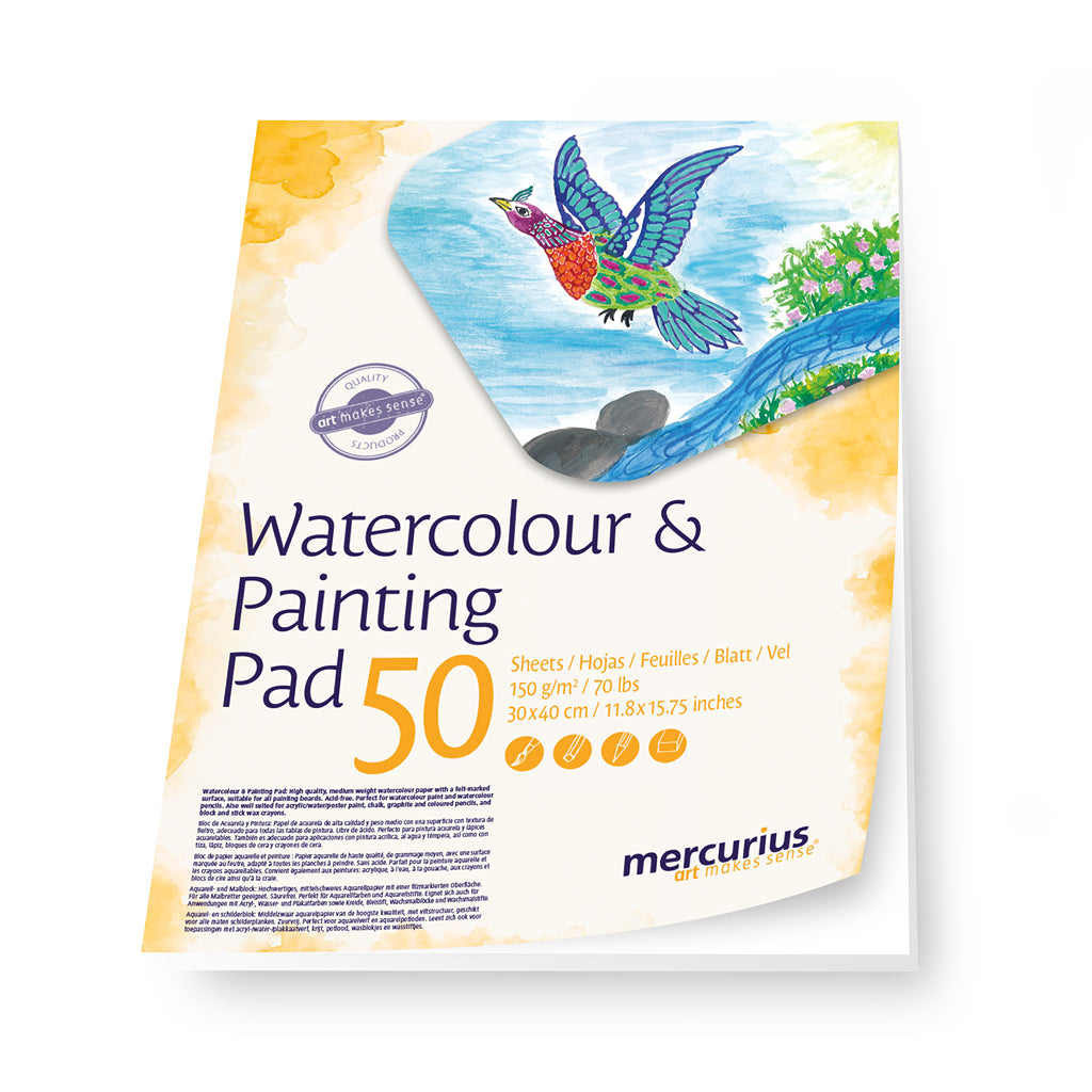 Watercolour and Painting Paper Pad