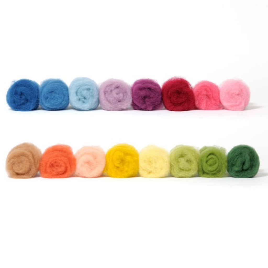 Felting Wool Individual Colours