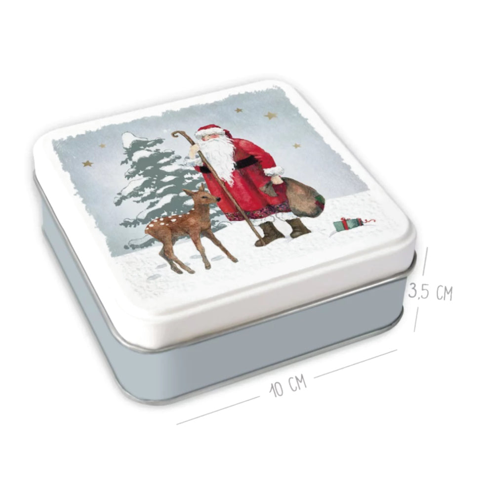 Santa Claus Tin Box