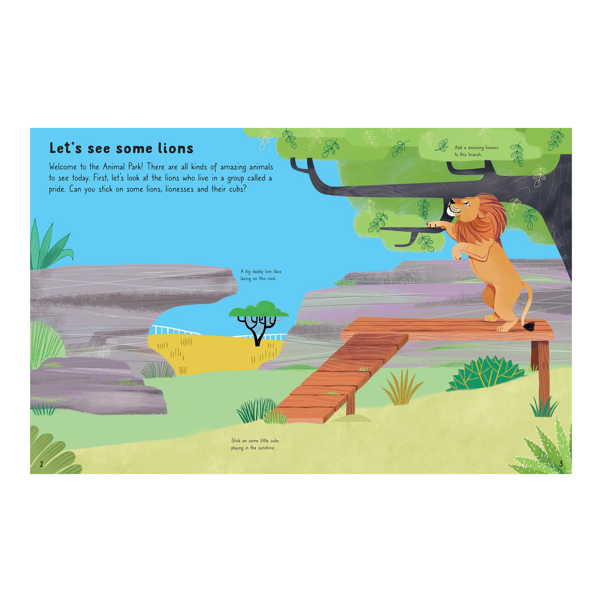 First Sticker Book Animal Park