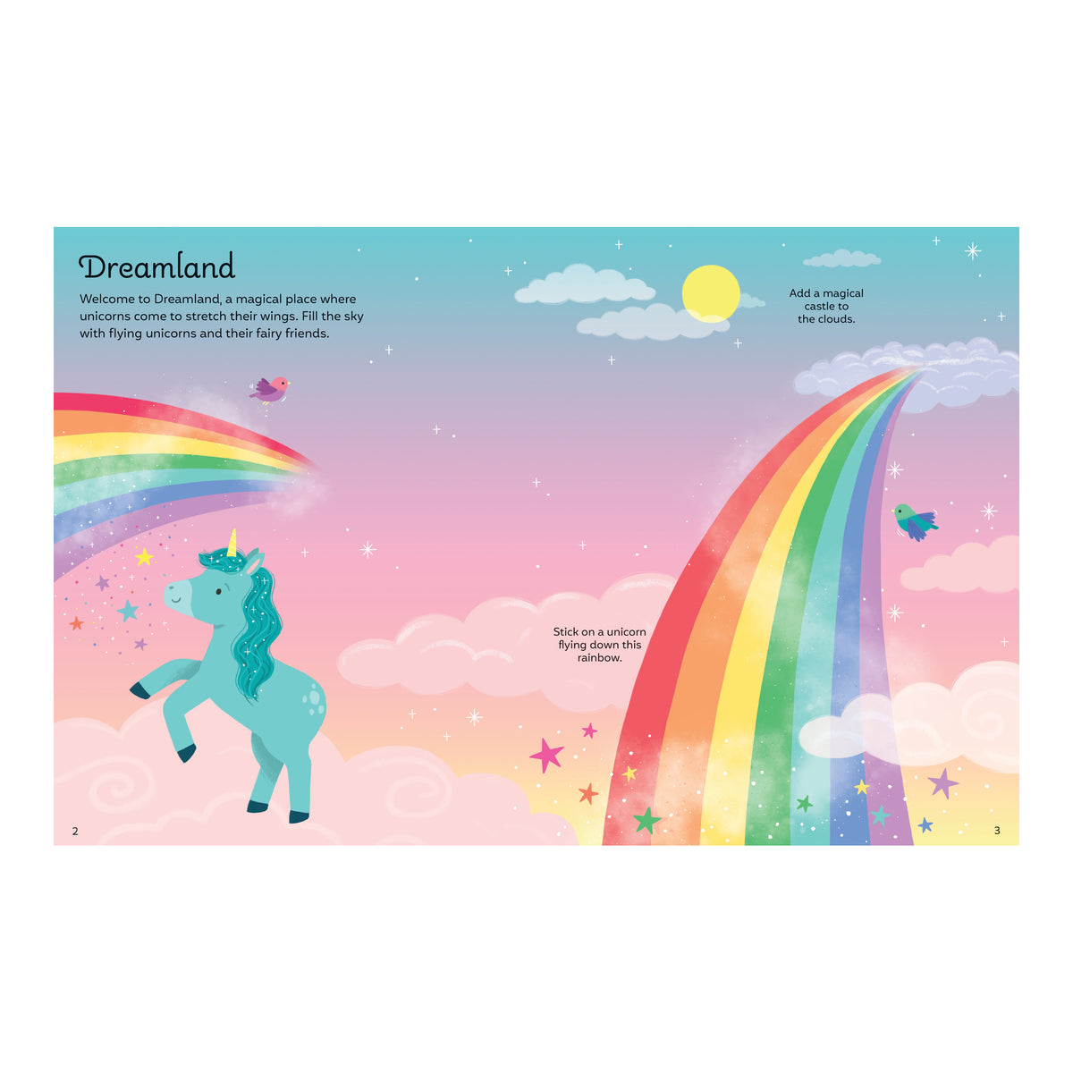 Big Sparkly Unicorns Sticker Book