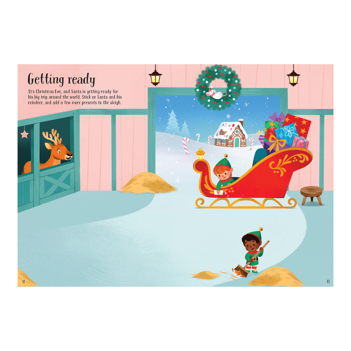 First Sticker Book Merry Christmas