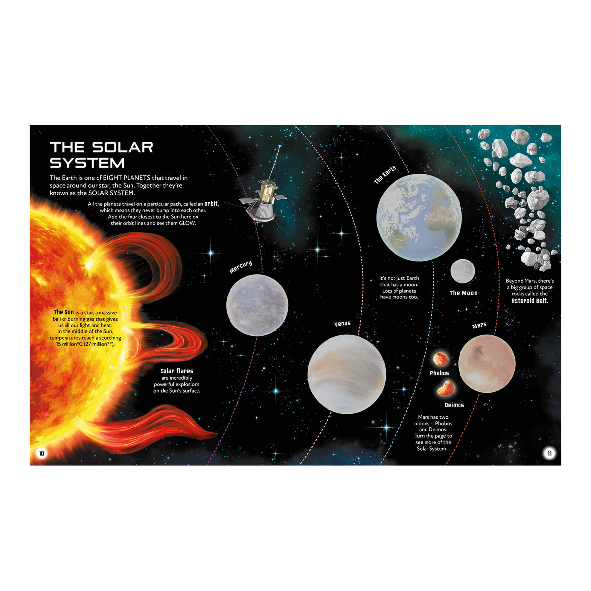 Glow in the Dark Space Sticker Book