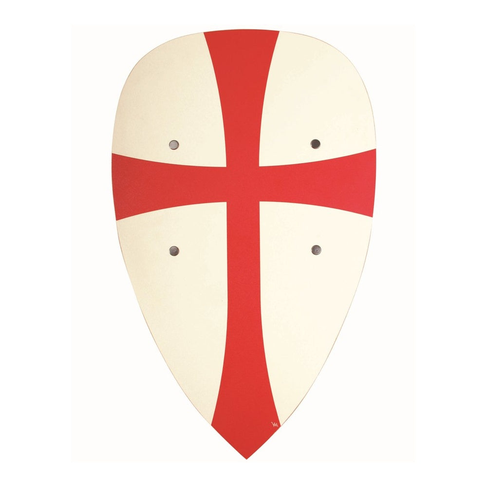 Red Templar Knight Shield