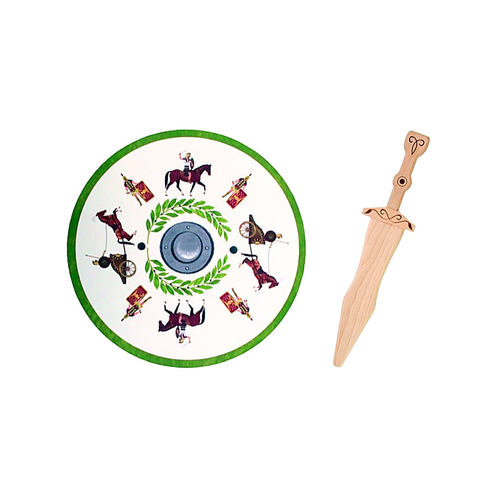 Mini Roman Shield and Sword
