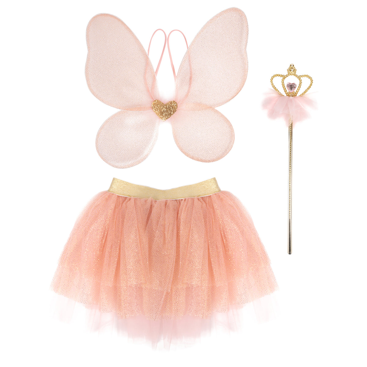 Tutu, Asas e Varinha Royal Cor-de-Rosa