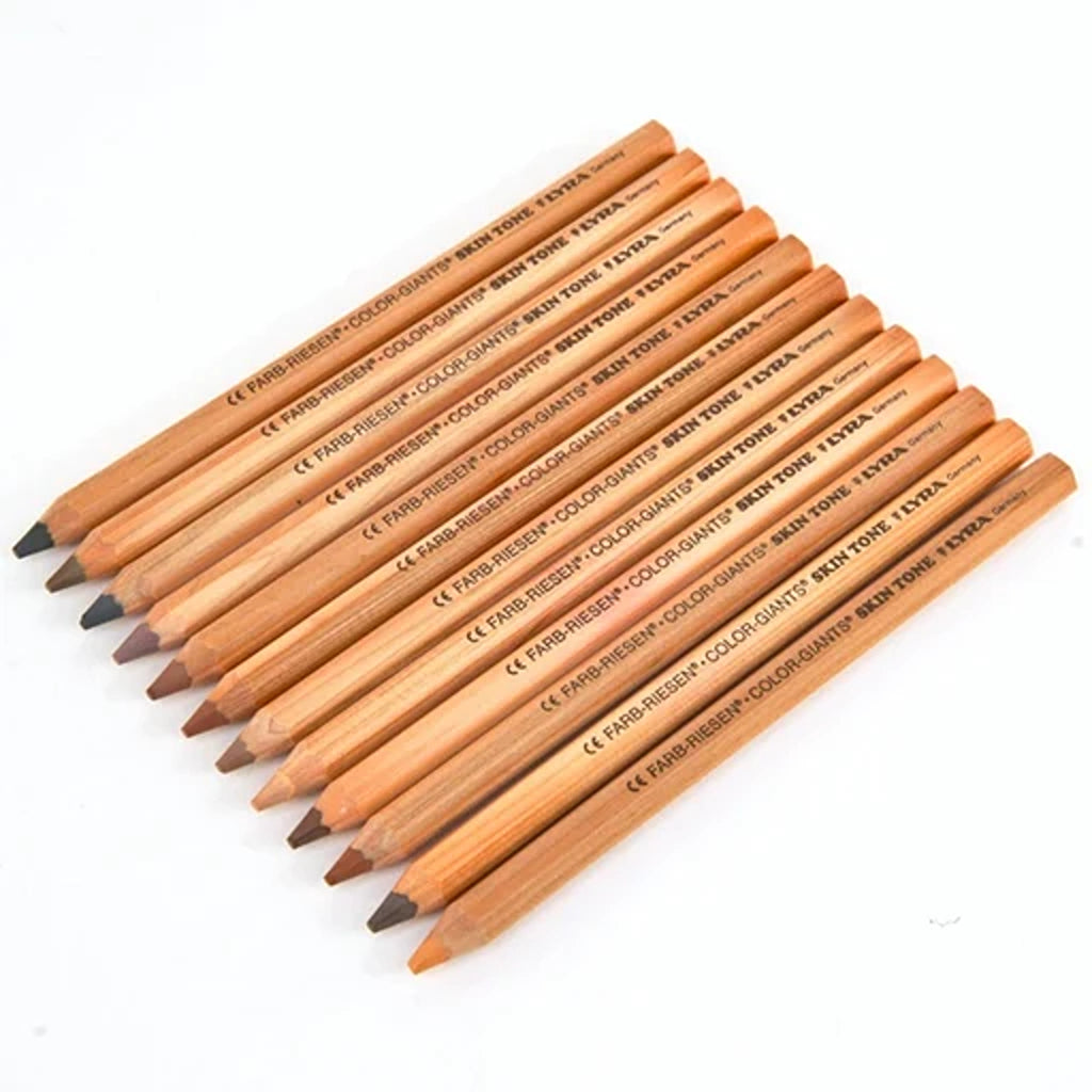 Giant Skin Tone Colouring Pencils