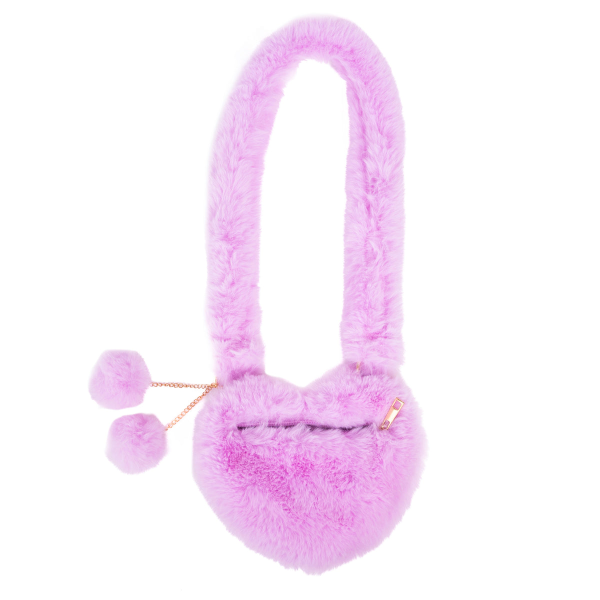 Mala Furry Heart Lilac
