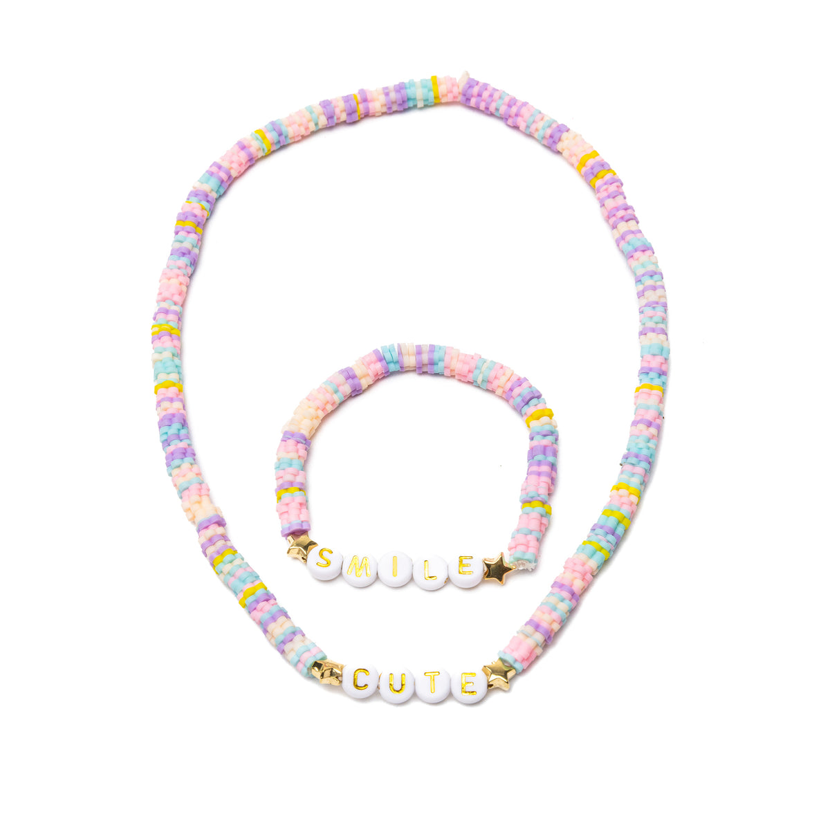 Colar e Pulseira Cute Smile