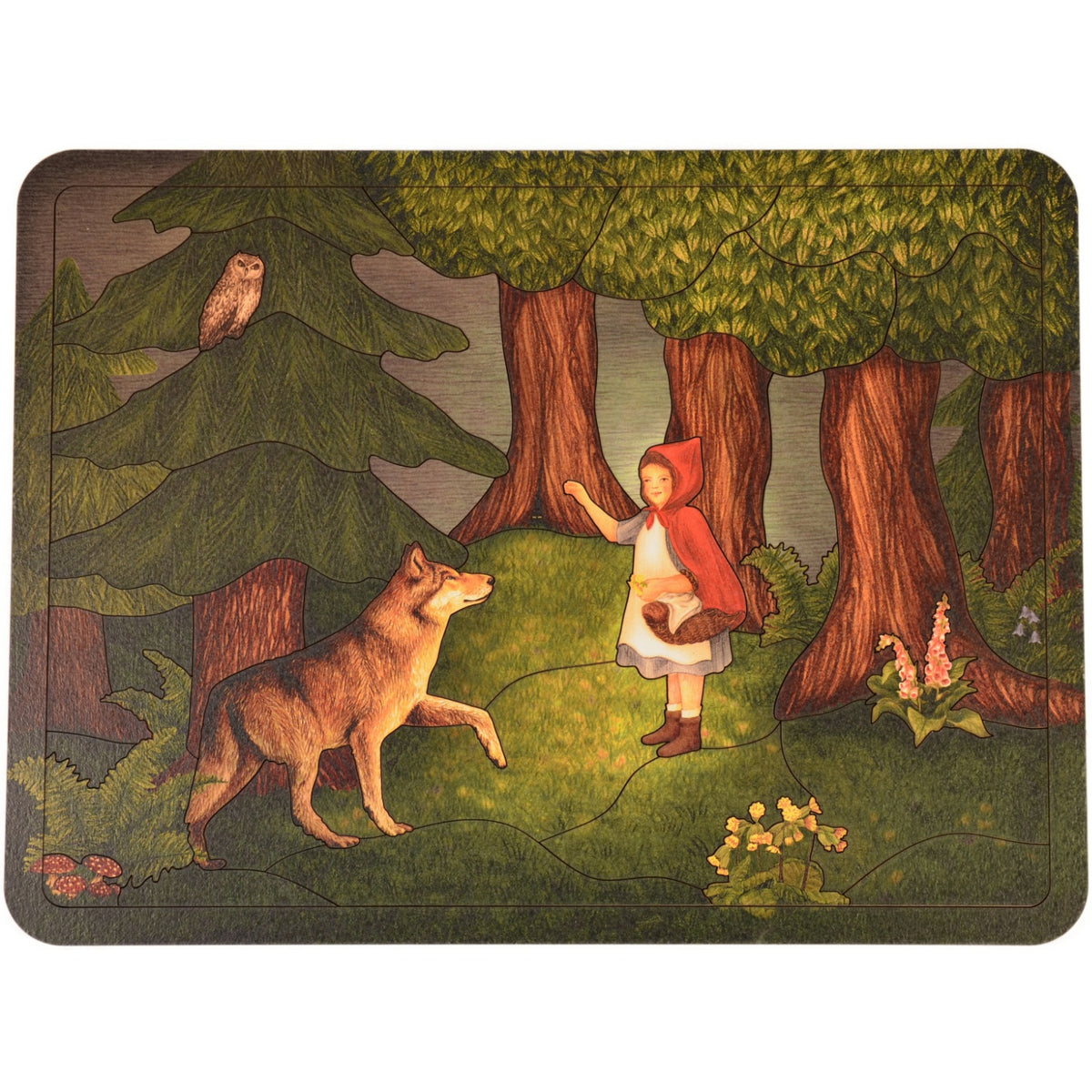 Wooden Little Red Riding Hood Puzzle