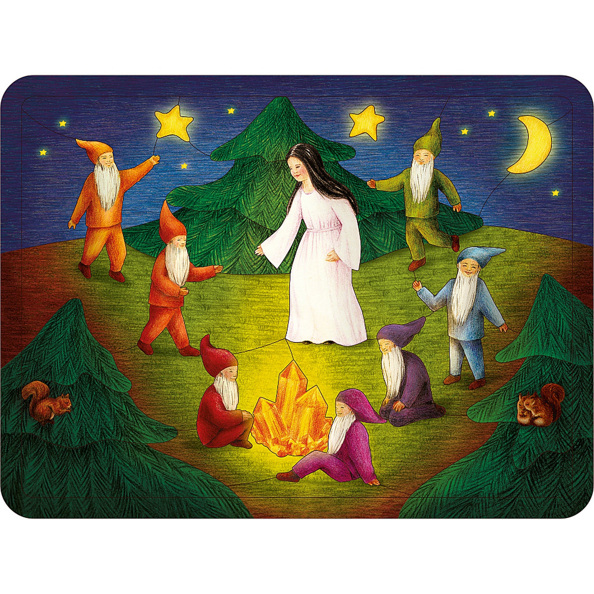 Snow White Wooden Puzzle