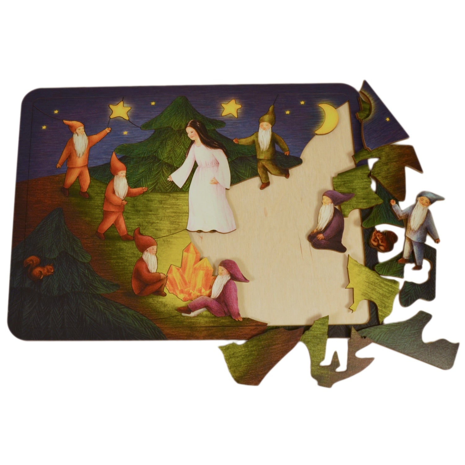 Snow White Wooden Puzzle