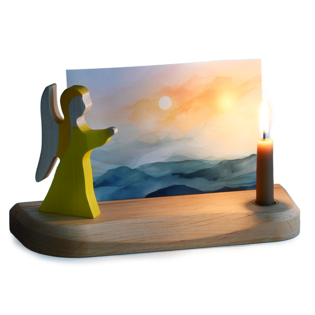 Postcard Base with Yellow Angel