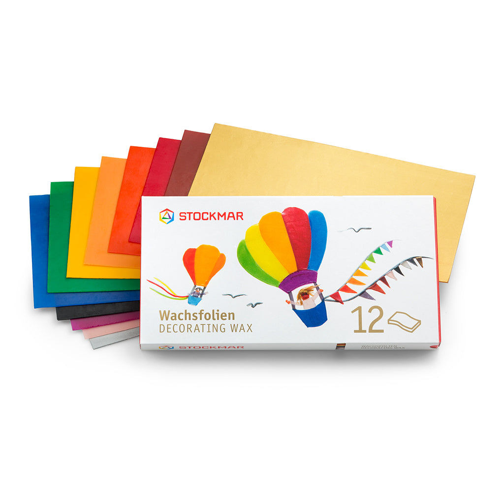 Large Decorative Wax 12 Colours