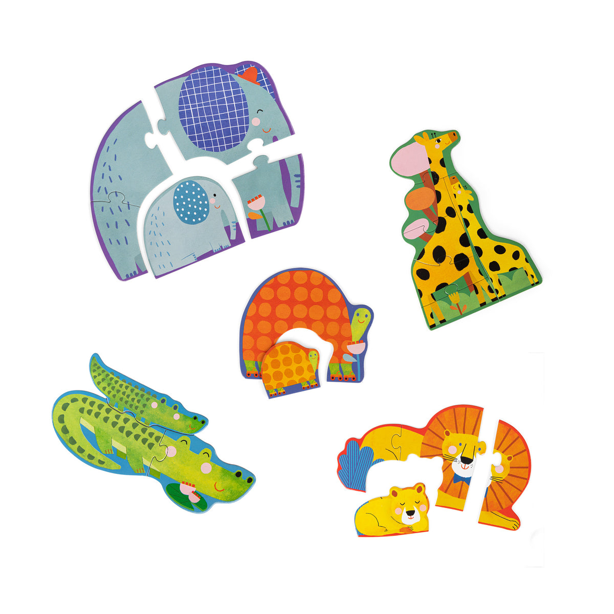 20-Piece Evolving Animals Puzzle
